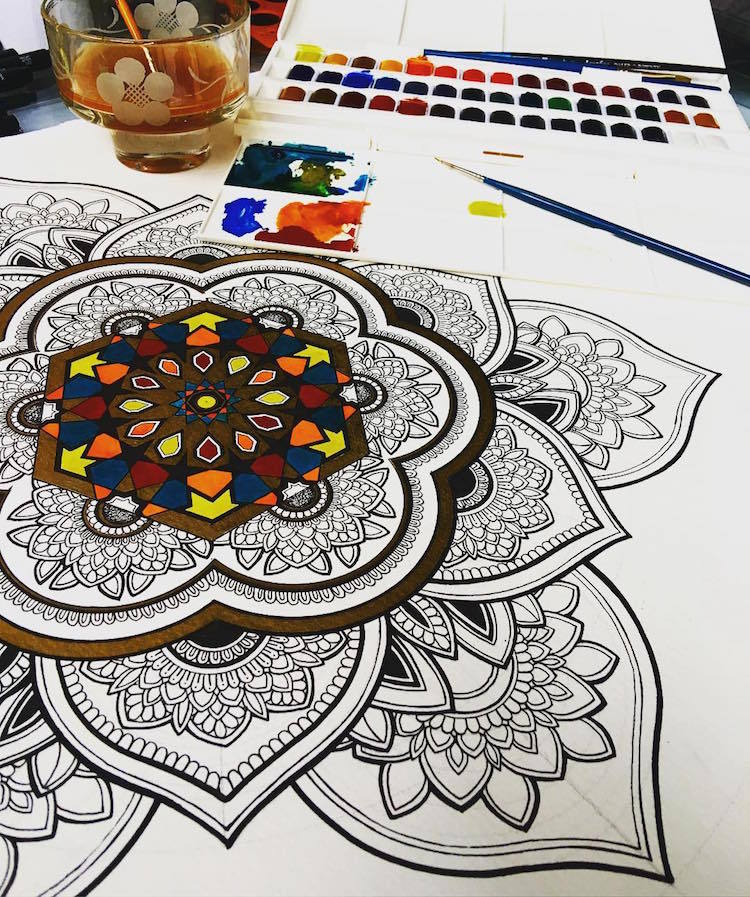 Mandala. - Mandala, beauty, Art, With your own hands, It Was-It Was, Interesting, A selection, Creation, Longpost