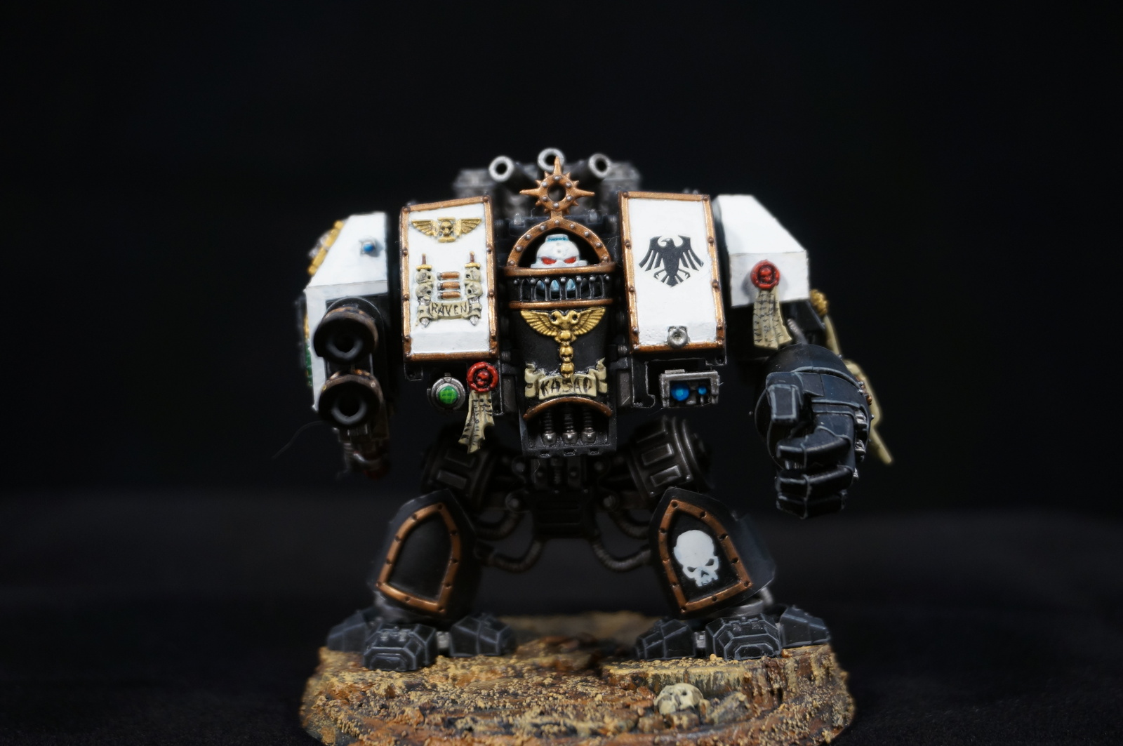 Raven Guard Dreadnoughts - Моё, Wh miniatures, Warhammer 40k, Raven Guard, Миниатюра, Моделизм, Покраска, Длиннопост