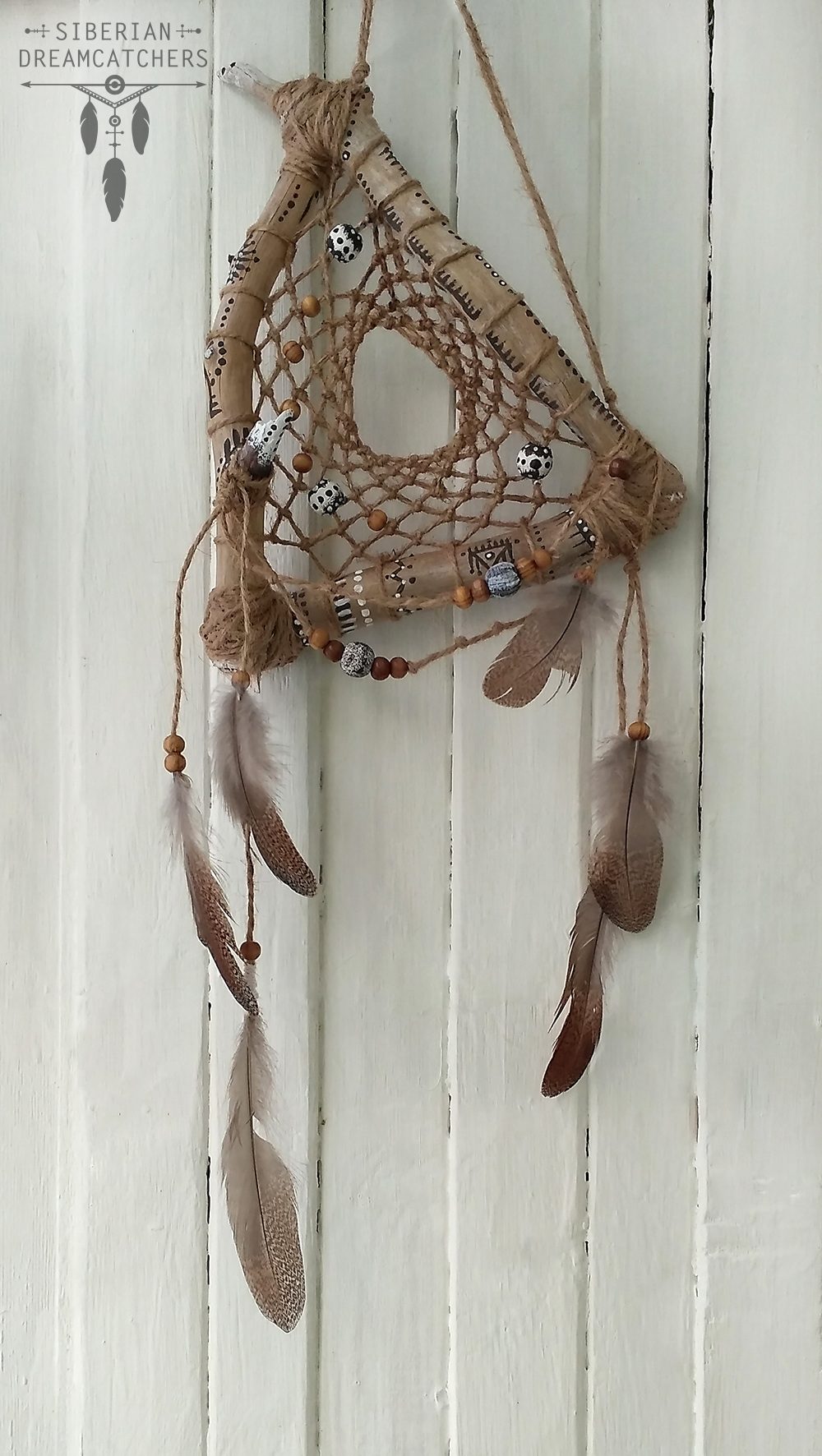 Dreamcatchers from river snags - My, My, Friday tag is mine, Needlework without process, , Painting on wood, Ethnic, Longpost