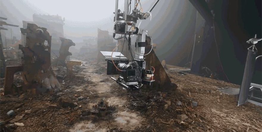 How the scenery for Blade Runner 2049 was built - Special effects, Hollywood, Blade Runner 2049, Longpost, GIF