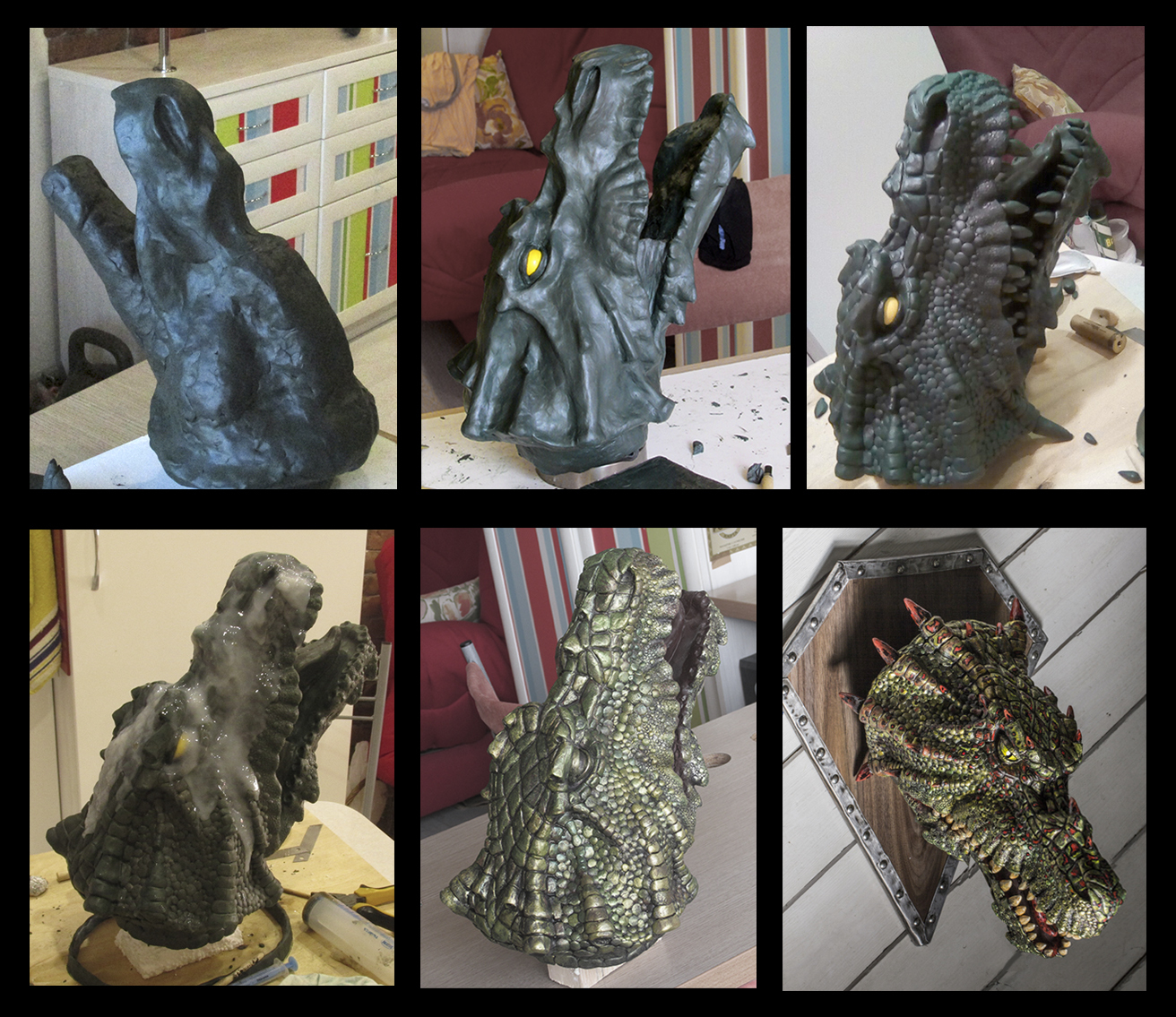 Friday coincided with the completed project. - My, With your own hands, The Dragon, Sculpture