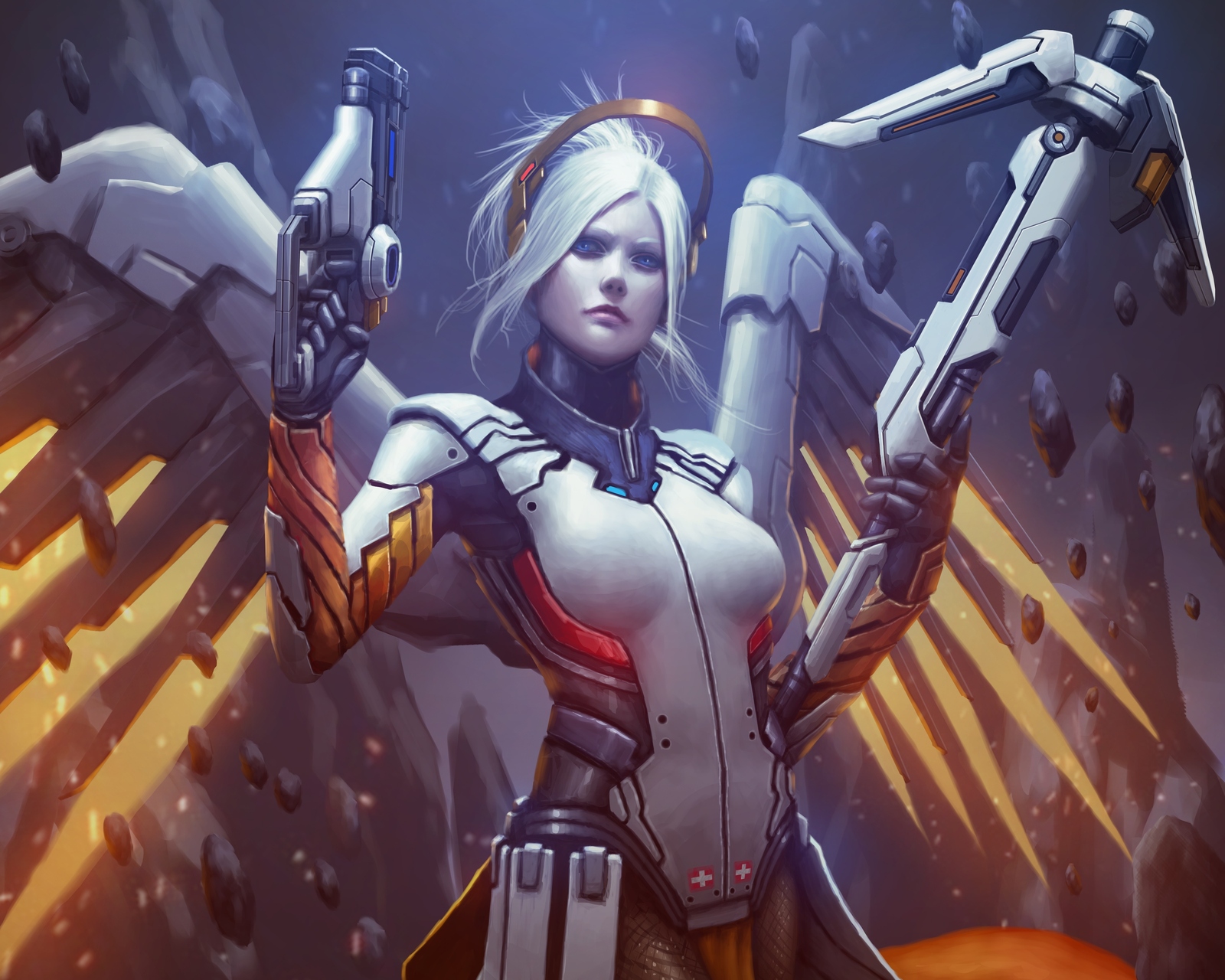 Mercy - Overwatch, Art overwatch, Blizzard