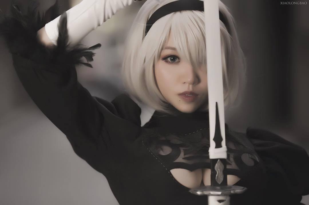 2B - by - Rikachuu - Cosplay, NIER Automata, Yorha unit No 2 type B, Games, Girls