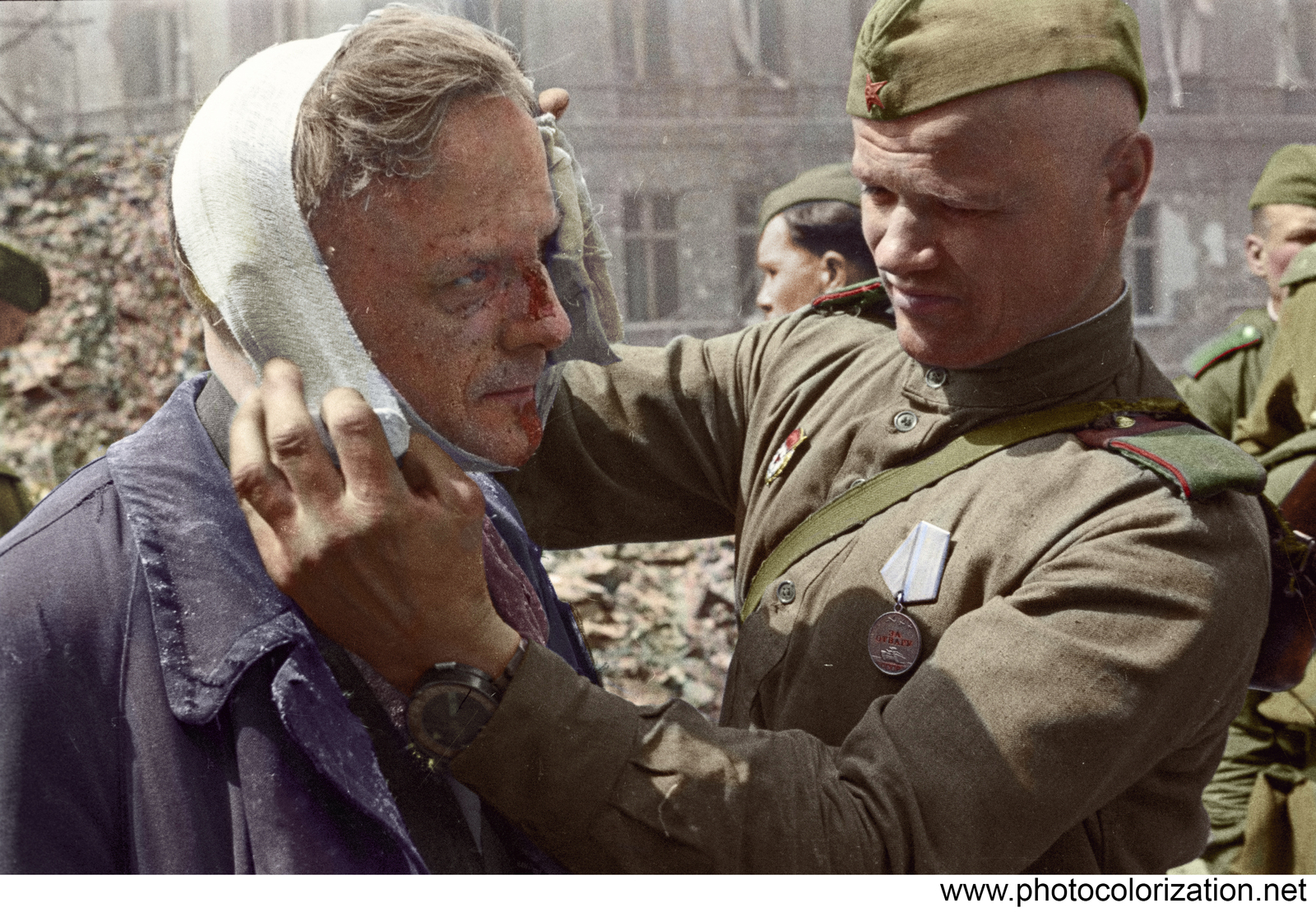 My coloration - My, Colorization, The Great Patriotic War, Victory, 1945