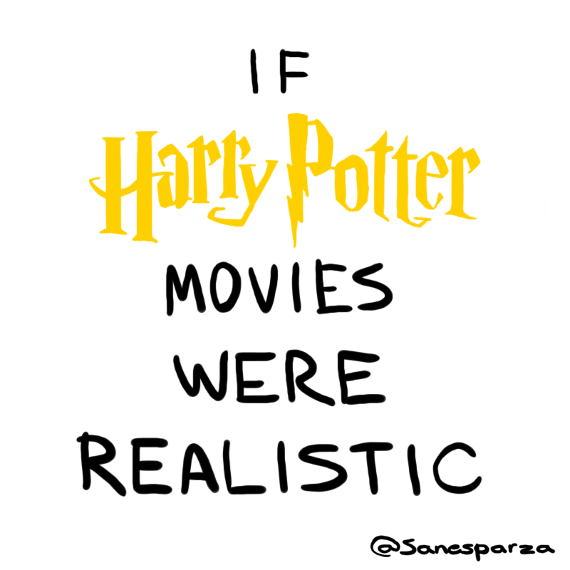 If the Harry Potter Movies Were Real: Harry Potter and the Half-Blood Prince - Sanesparza, Harry Potter, Comics, Longpost