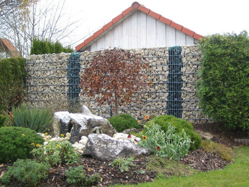 Do-it-yourself gabion fence - My, With your own hands, , , , Longpost