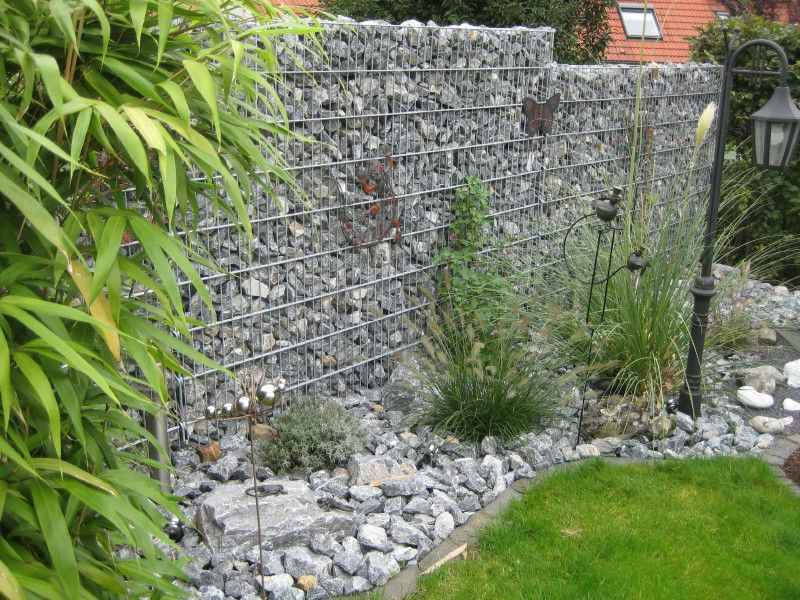 Do-it-yourself gabion fence - My, With your own hands, , , , Longpost