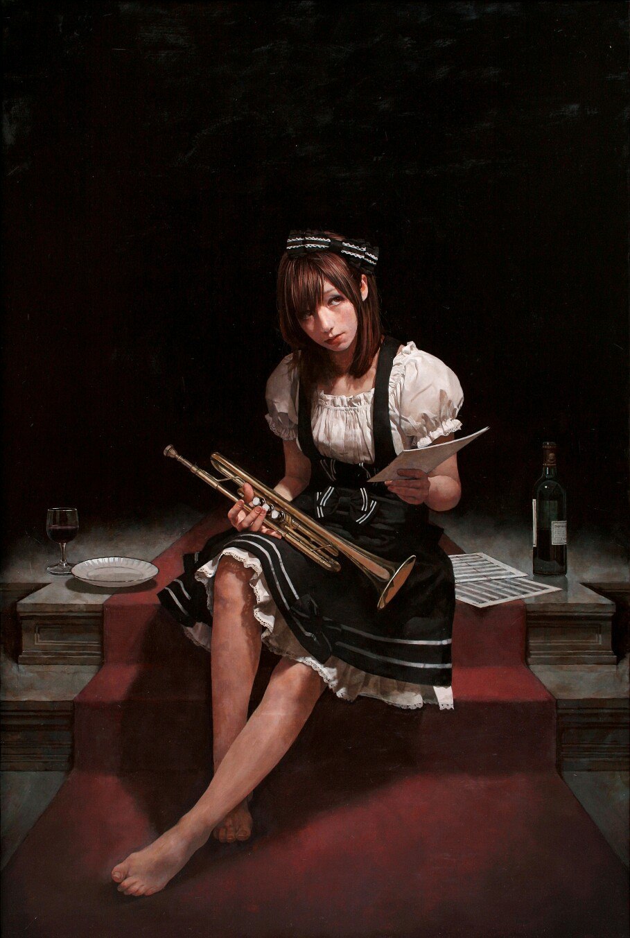 Artist: Takahiro Imai - Art, Girls, Musicians, Images, Portrait, Longpost