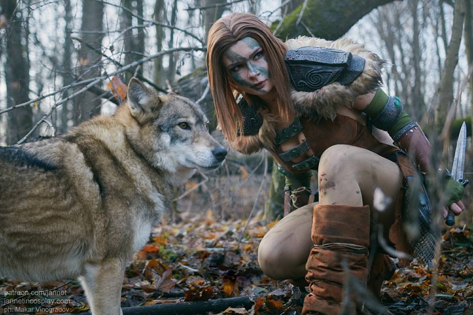 Aela the Huntress - by - Jannet - Cosplay, The Elder Scrolls V: Skyrim, Skyrim, Girls, Games, Longpost