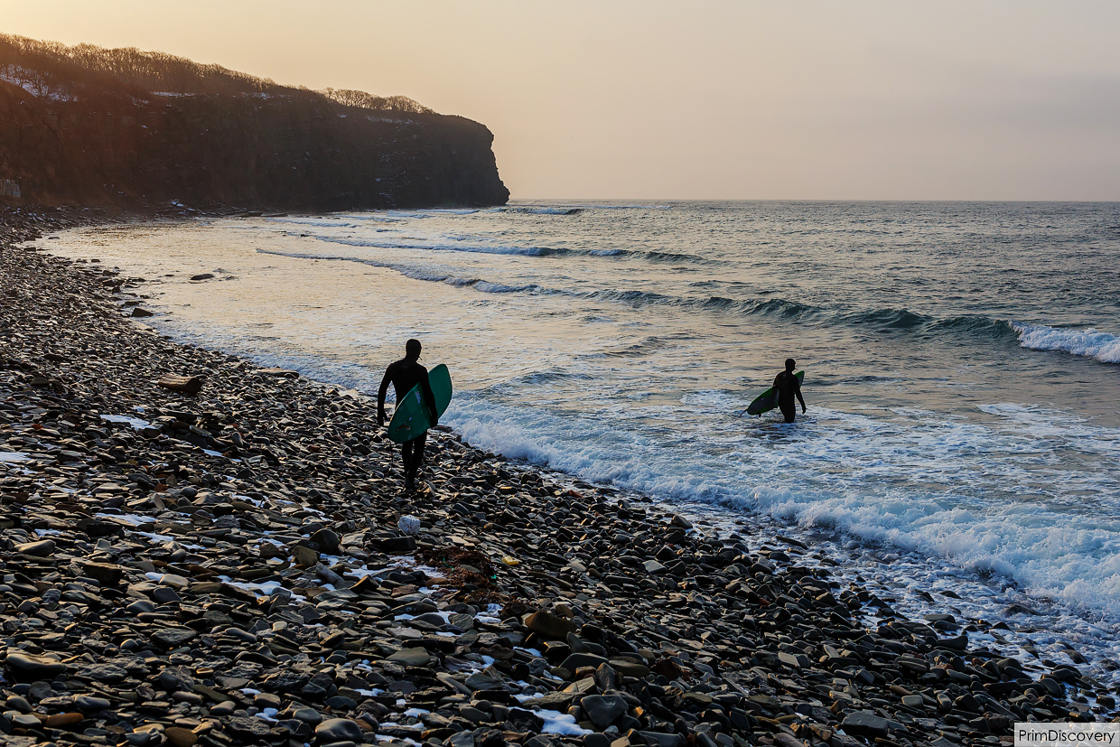 “Personally, I’m not cold in winter”: Vladivostok surfers caught a wave in Chernyshev Bay - My, Surfing, Vladivostok, Дальний Восток, Primorsky Krai, Winter Sports, Russian island, Longpost