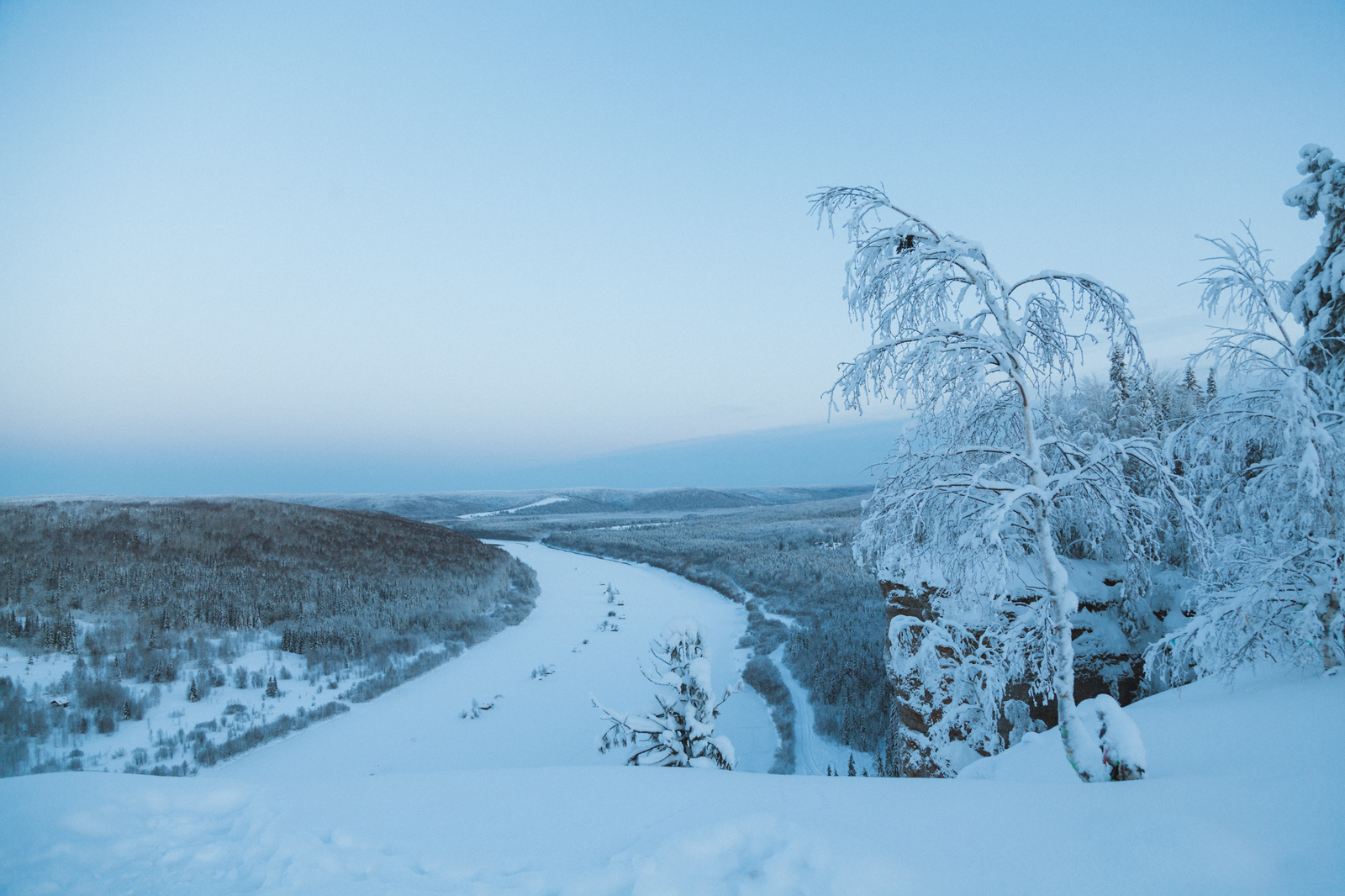 Perm region in winter: Vetlan - My, Tourism, Travels, Travel across Russia, Winter, Ural, Permian, dawn, Longpost