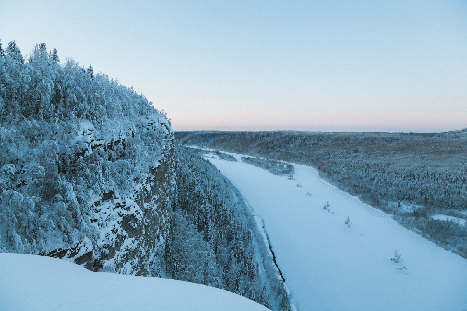 Perm region in winter: Vetlan - My, Tourism, Travels, Travel across Russia, Winter, Ural, Permian, dawn, Longpost