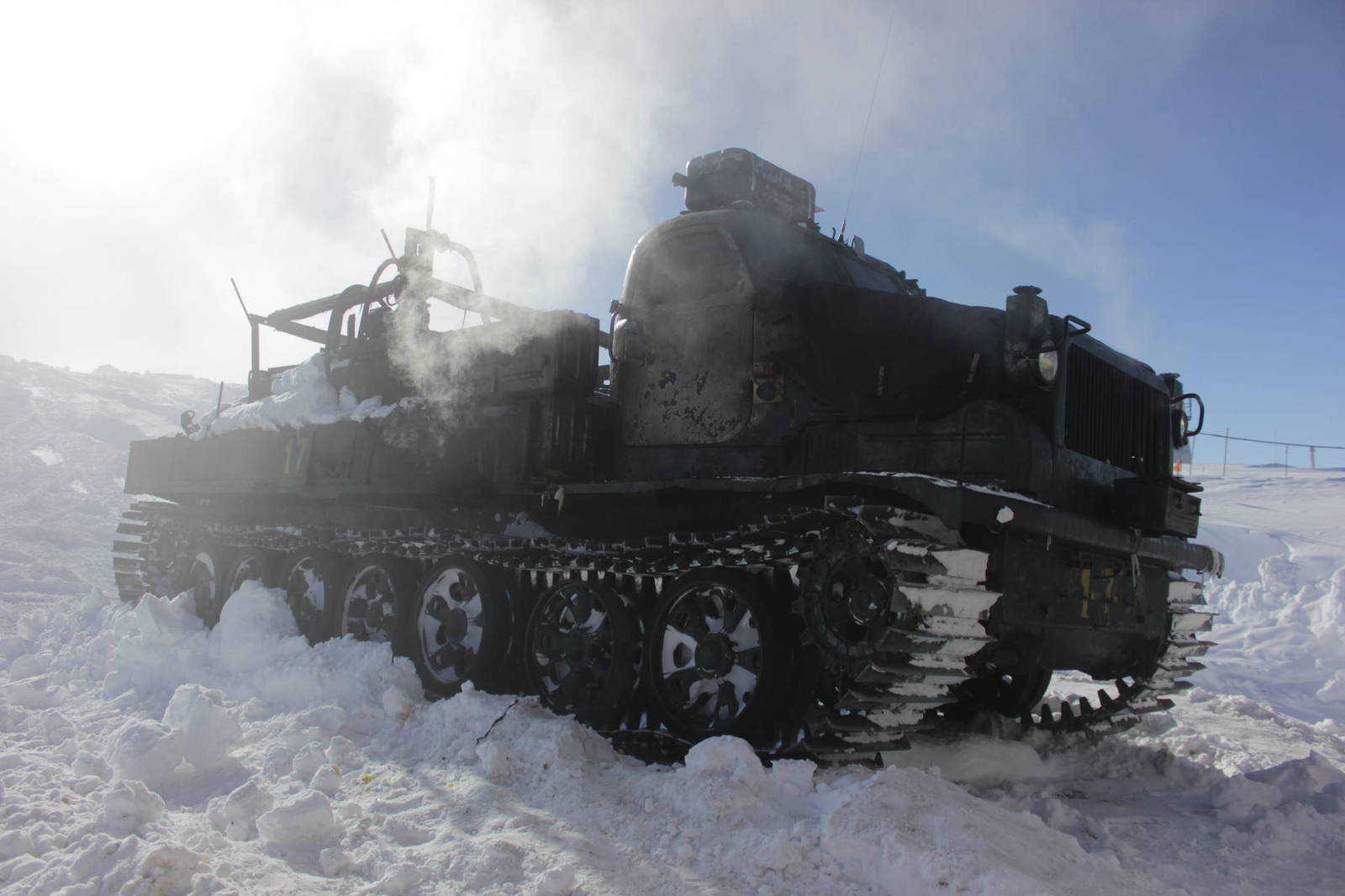 Smoked Crocodile - My, Antarctica, Vostok Station, Armored vehicles, Ukrainians, Longpost