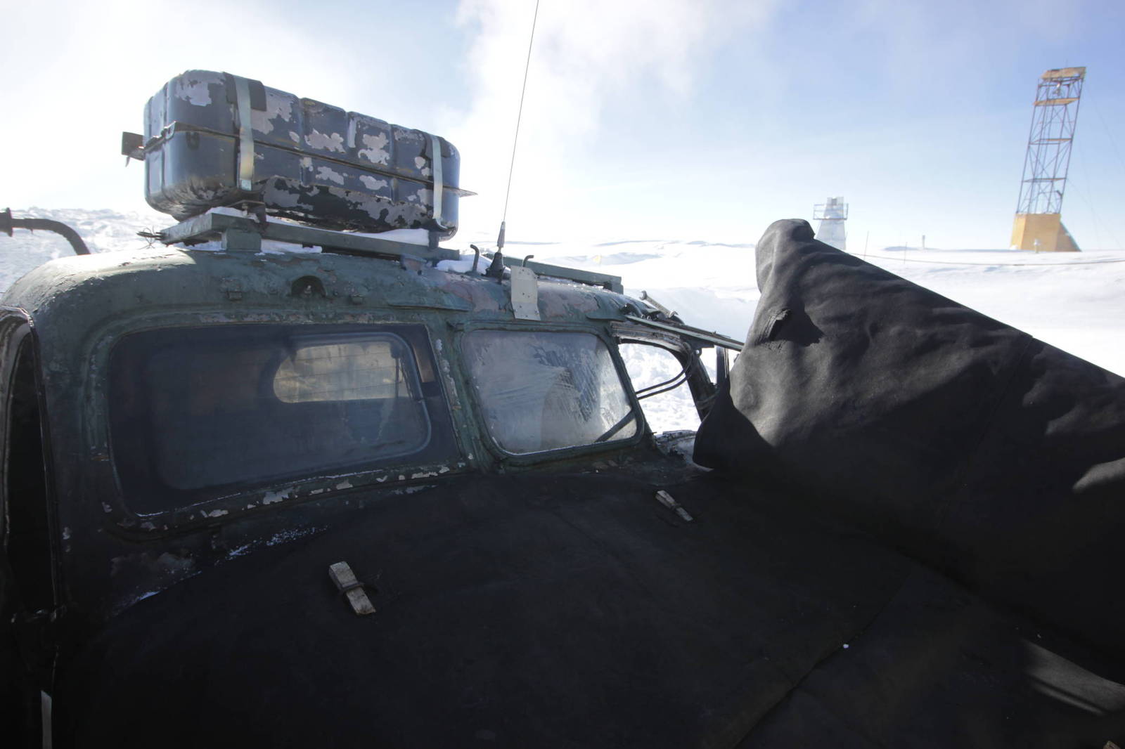 Smoked Crocodile - My, Antarctica, Vostok Station, Armored vehicles, Ukrainians, Longpost