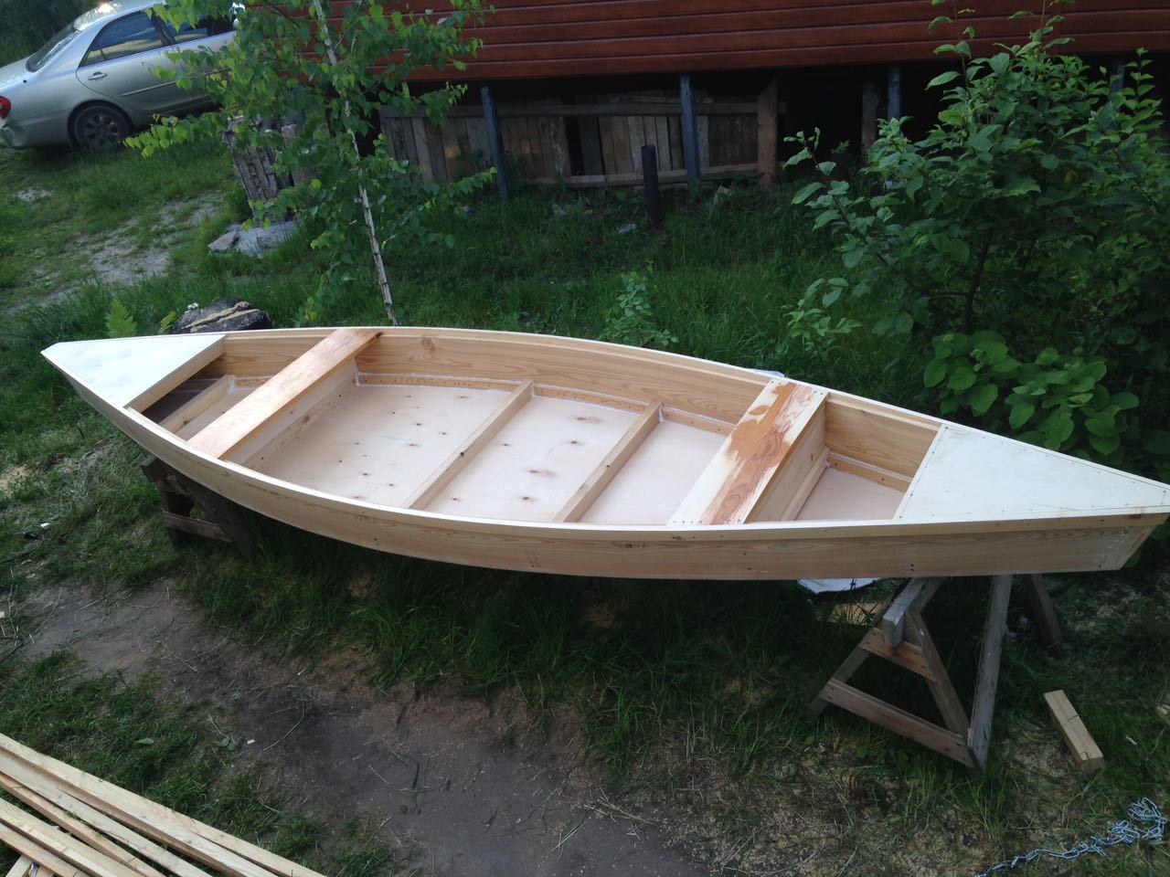 Как построить деревянную лодки