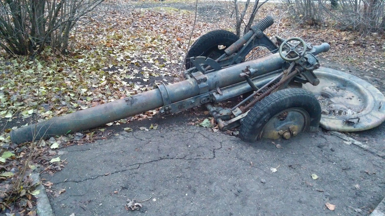 WWII weapon found in Saratov - My, Saratov, Weapon, Museum, Abandoned