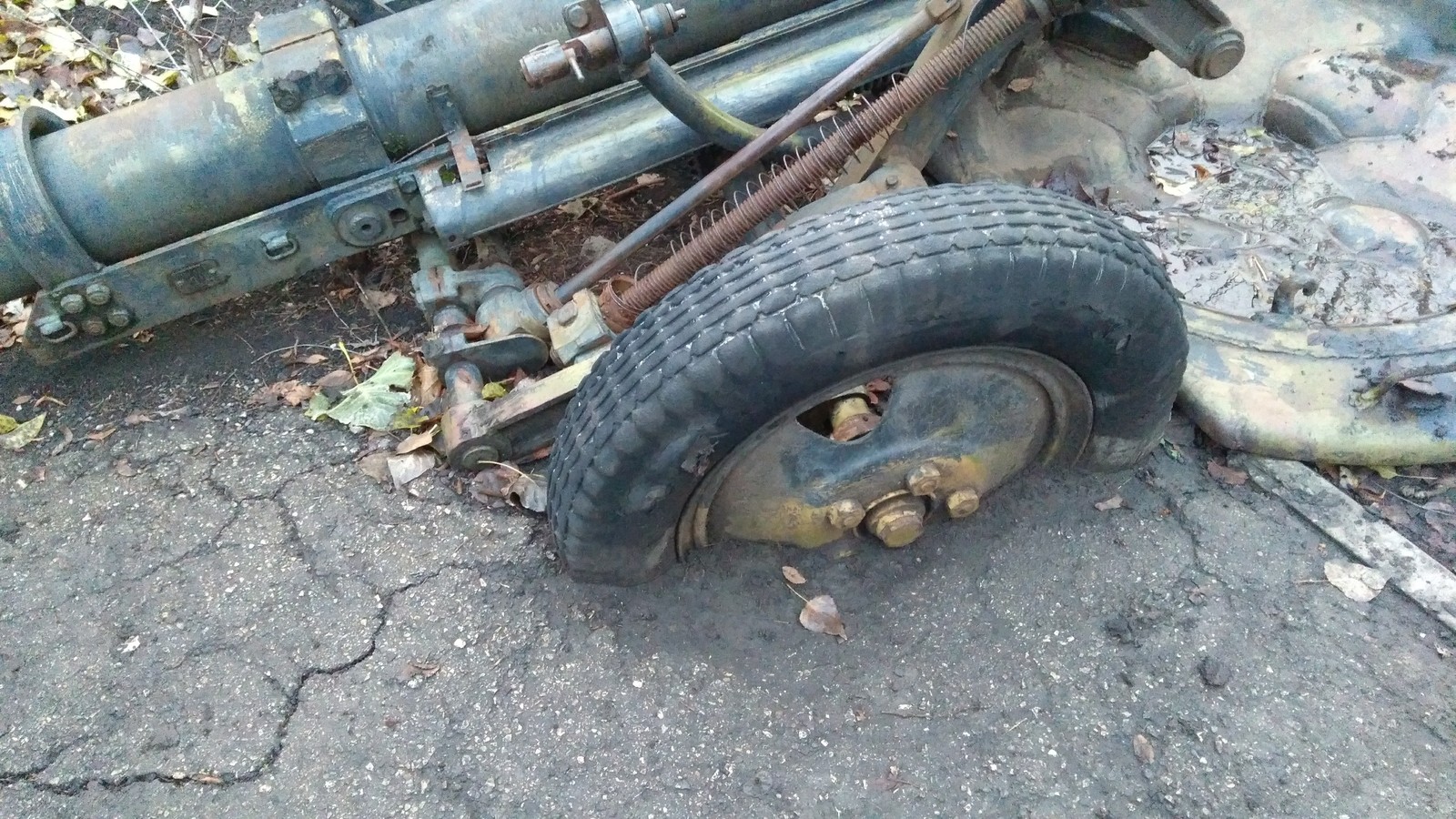 WWII weapon found in Saratov - My, Saratov, Weapon, Museum, Abandoned