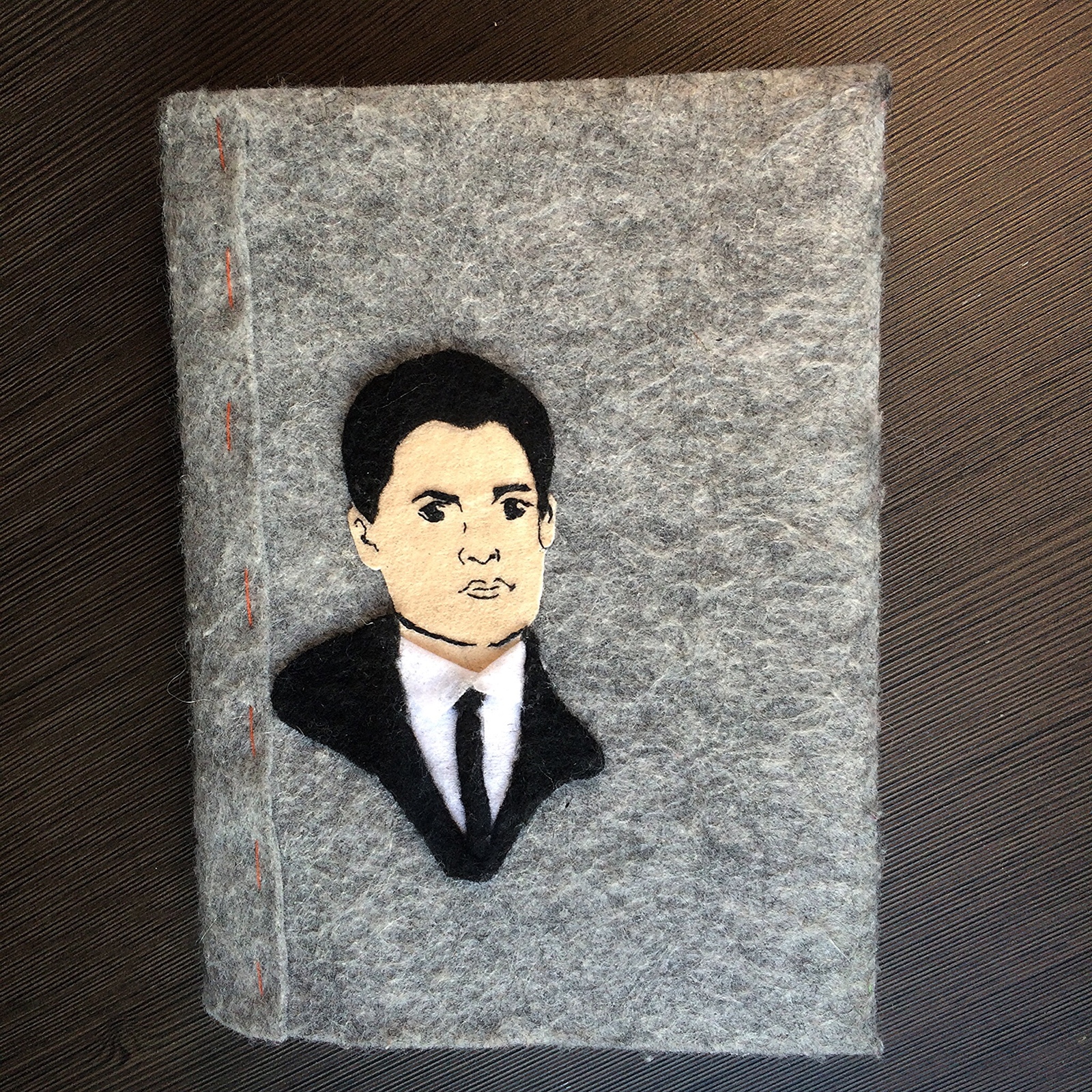 Cover for diary - My, Twin Peaks, Handmade, With your own hands, Needlework without process, Longpost, Agent Cooper