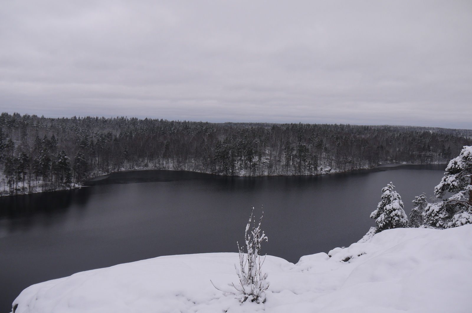 Winter creeps up on Peter - My, Tourism, Winter, Hawk Lake, Tag, Longpost