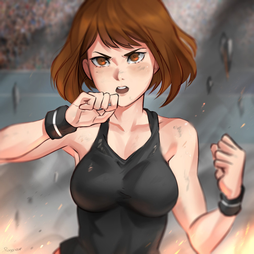 Uraraka - Anime, Art, Anime art, Boku no hero academia