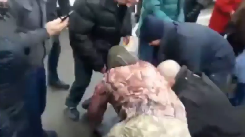 In Kyiv, they staged lynching of a BMW driver - Bmw, Kiev, Autoham, Lynching, Video