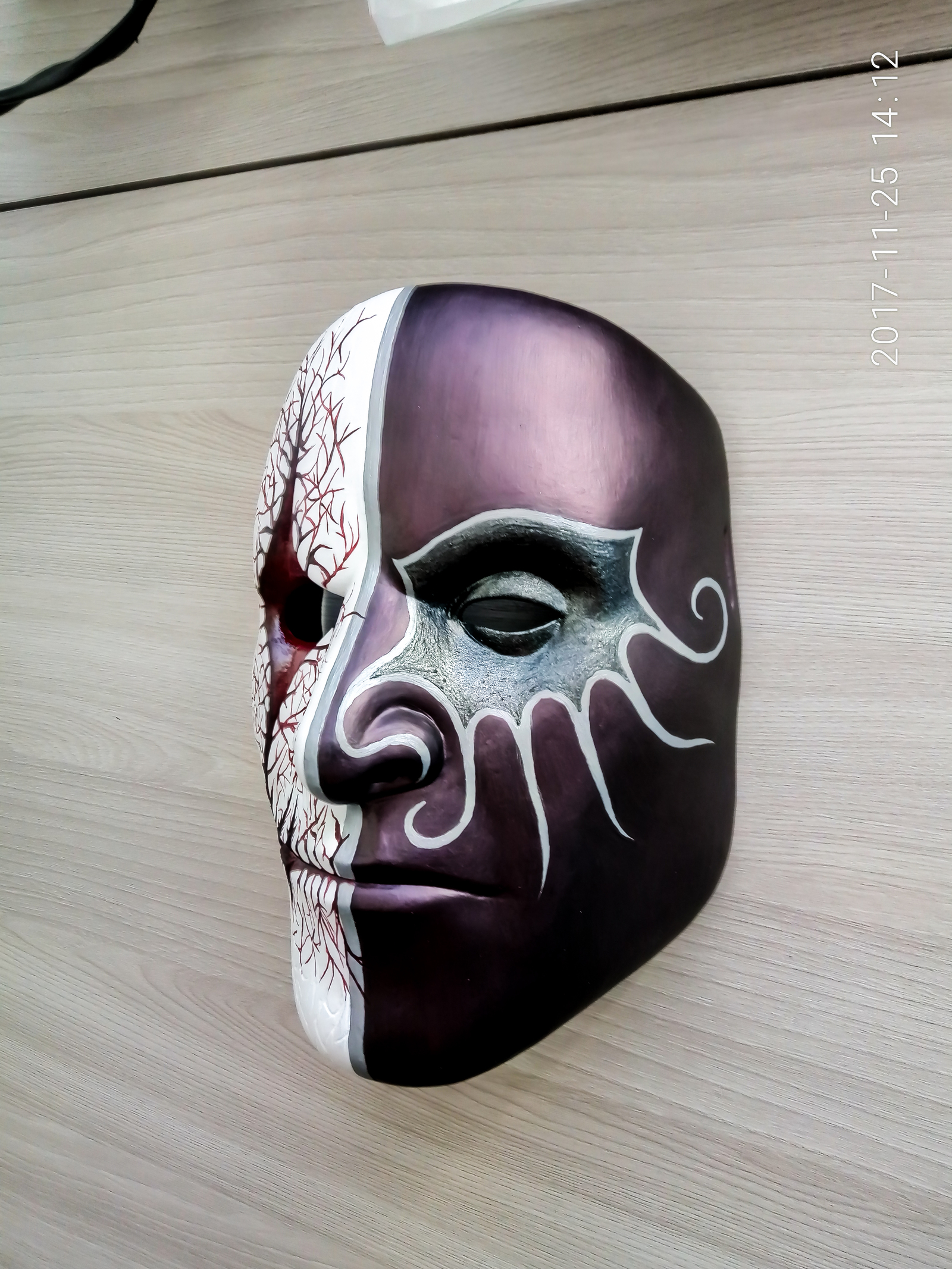 One mask, two faces - My, Mask, Needlework without process, Twoface, Handmade, With your own hands, Longpost