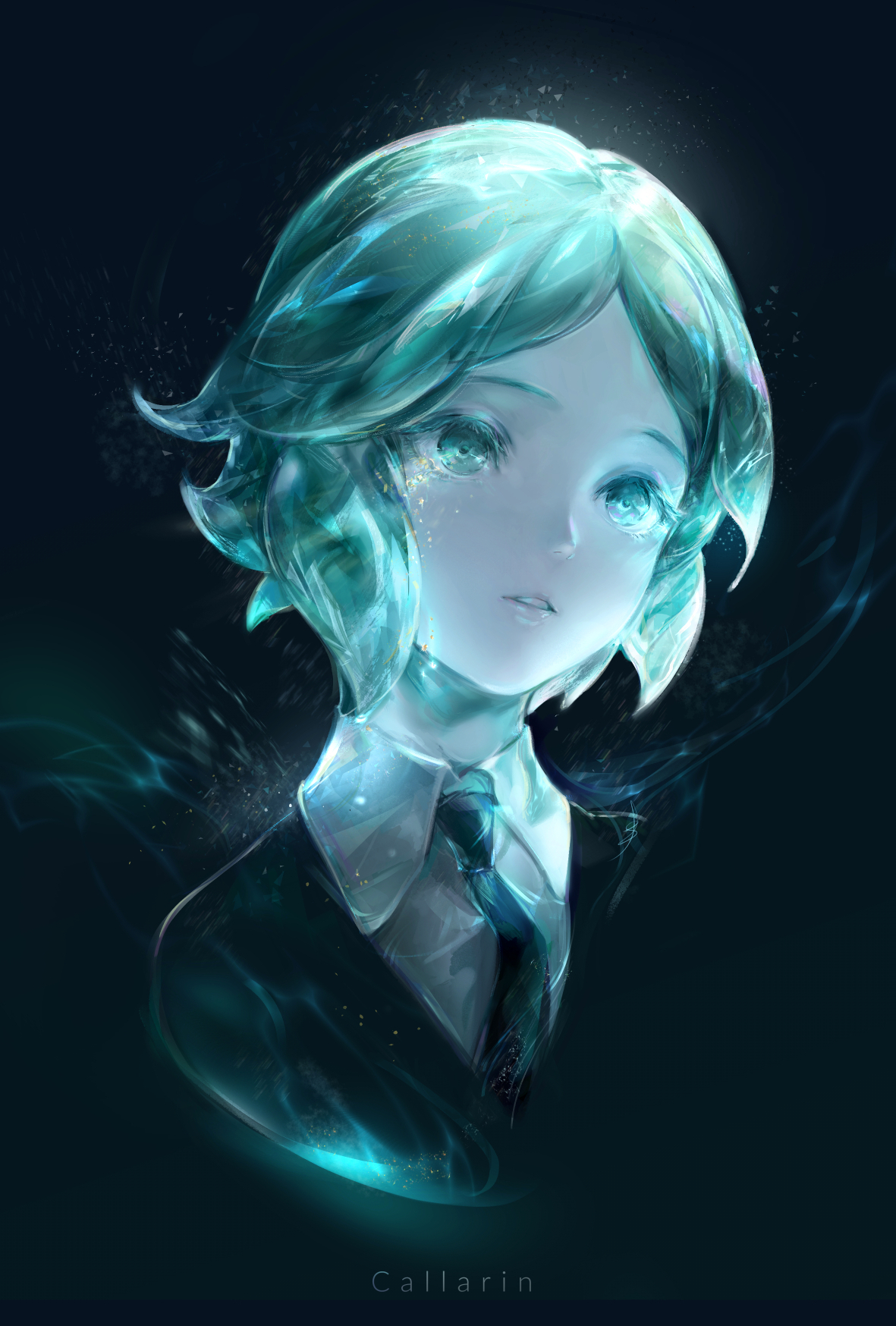 Phosphophyllite - Anime Art, Аниме, Houseki No Kuni, Phosphophyllite, Callarin