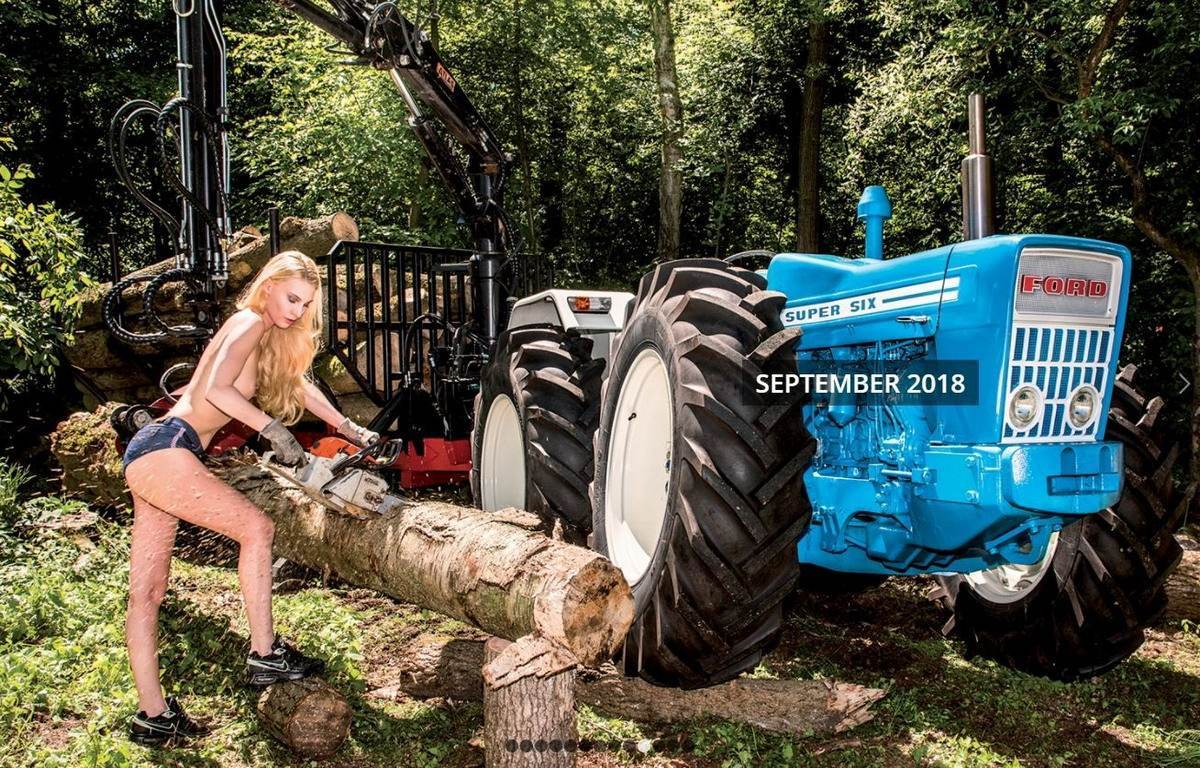 Nude Tractor Drivers by Schlepper Kalender! - NSFW, Germany, Tractor, Tractor driver, Traditions, Girls, Nudity, Longpost