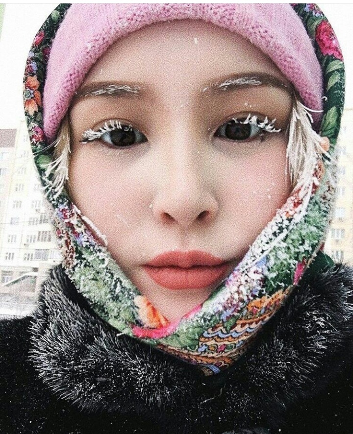 Frozen. Yakutia edition. - Красота, Девушки, Якутия