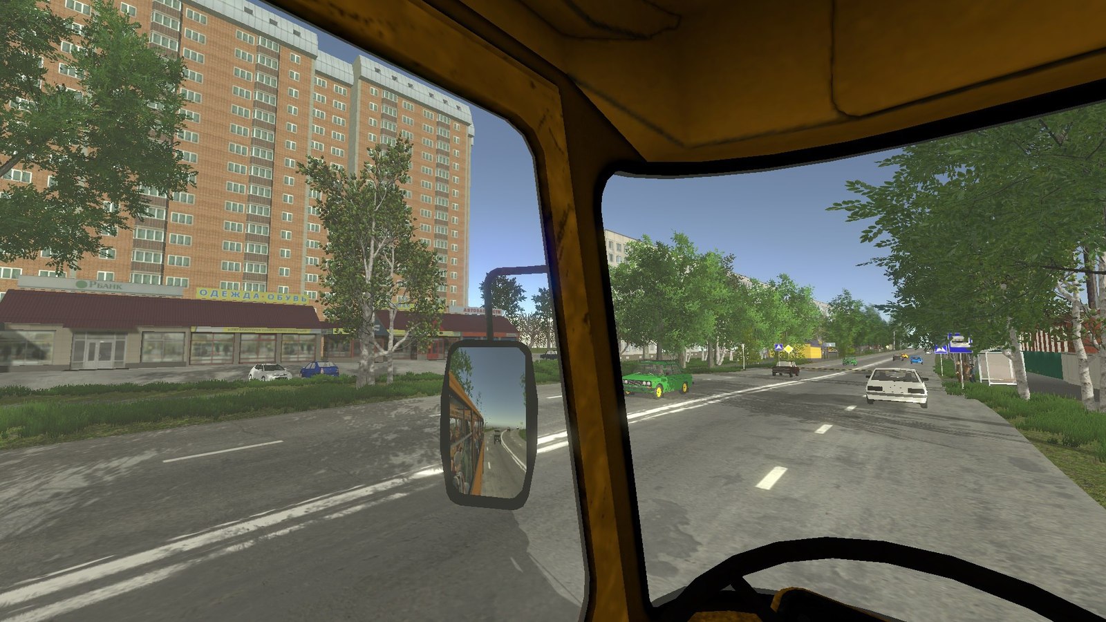 City of Serpukhov in Bus Driver Simulator 2018 - My, Serpukhov, Simulator, Bus, Driver, Modeling, Steam, Unity3d, Longpost