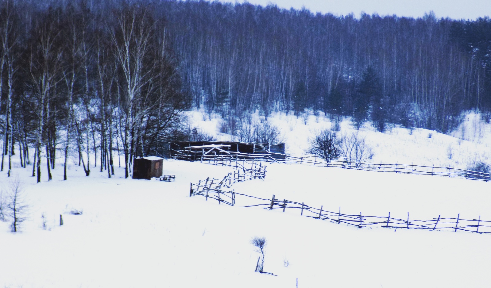 Extinct villages around the dead hollow - My, Travels, Frozen time, Fuck aesthetics, Winter, Abandoned villages, Video, Longpost