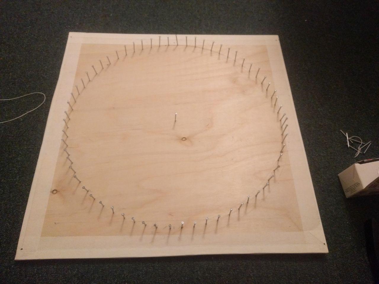 My first String Art experience - My, String Art, Captain America, Thread, Homemade, Longpost