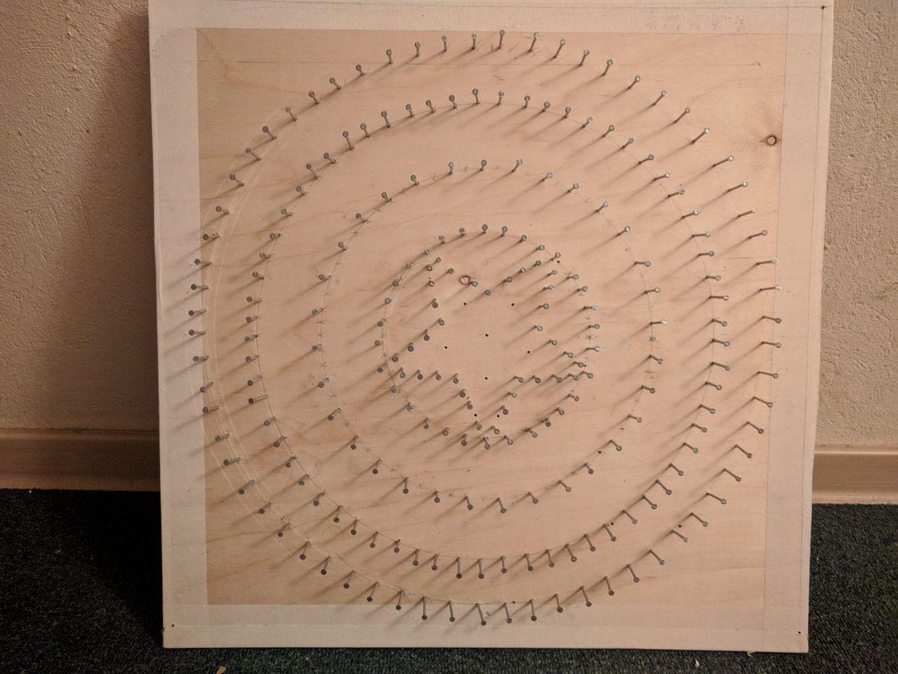 Мой первый опыт в творчестве в стиле String Art - Моё, String Art, Капитан Америка, Нитки, Самоделки, Длиннопост