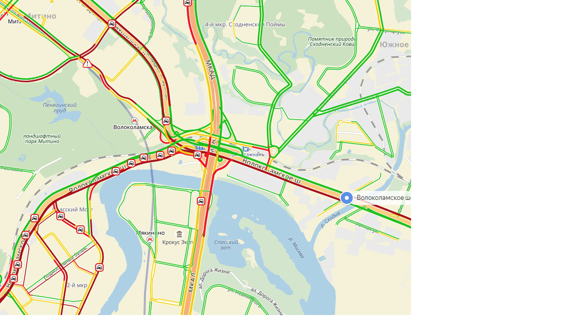 Artificial collapse on the roads. - My, Traffic jams, No forces, Sabotage