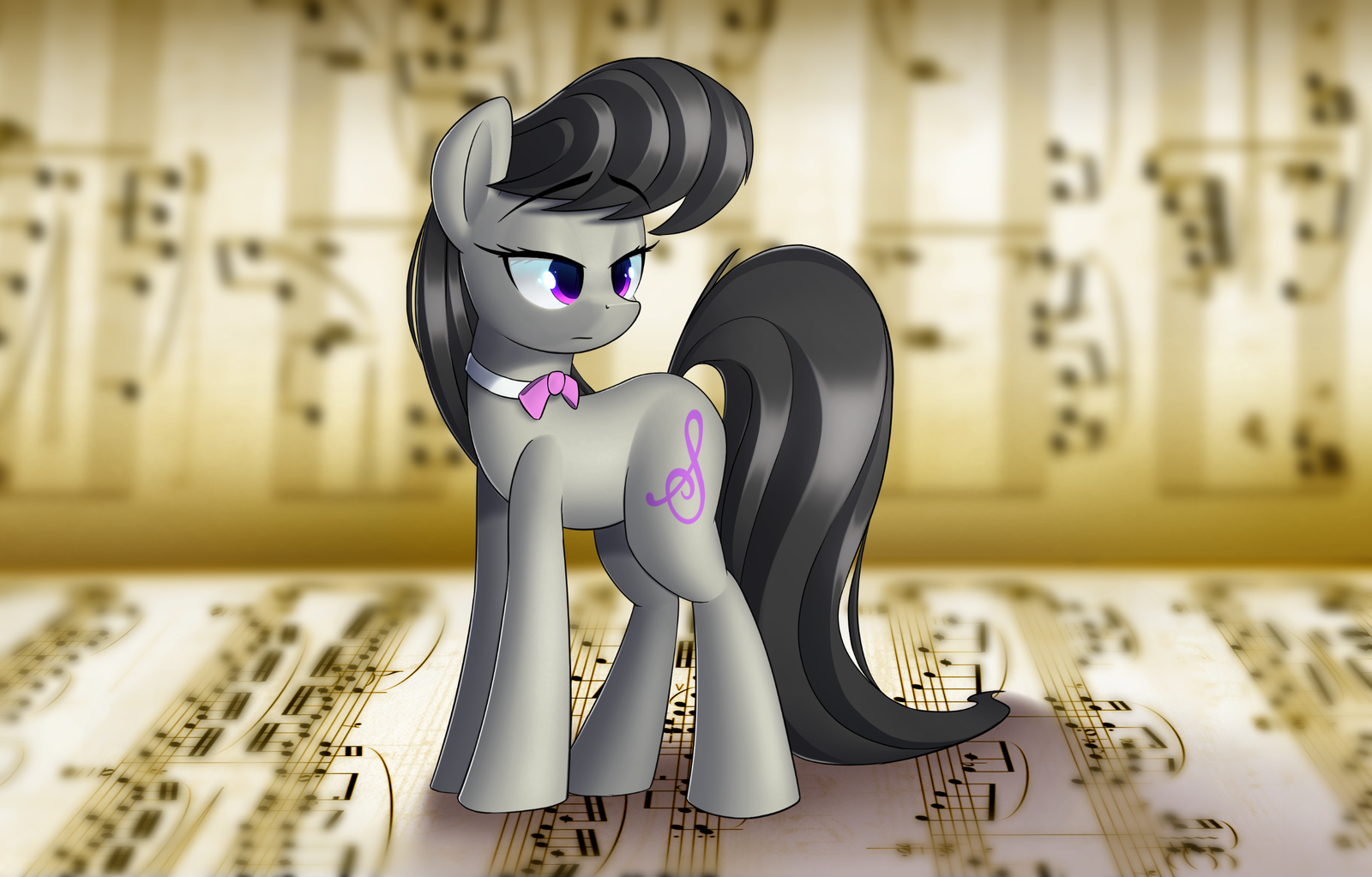 Octi-Wall? - My Little Pony, PonyArt, Octavia Melody