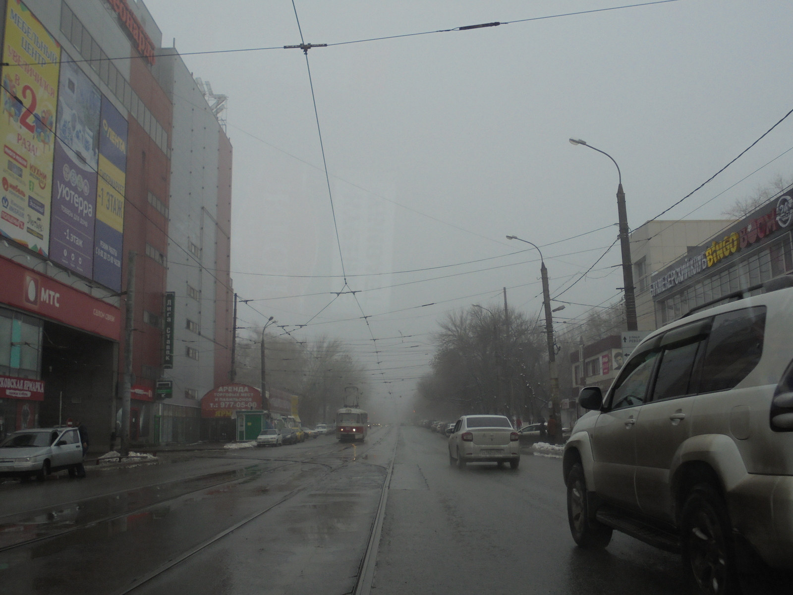 st. Aerodrome - My, Samara, Tram, Beer, Daub, Night, Snow