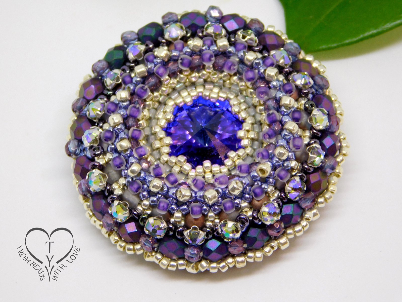 Beaded brooches - My, Brooch, Beads, Handmade, Needlework without process, Longpost