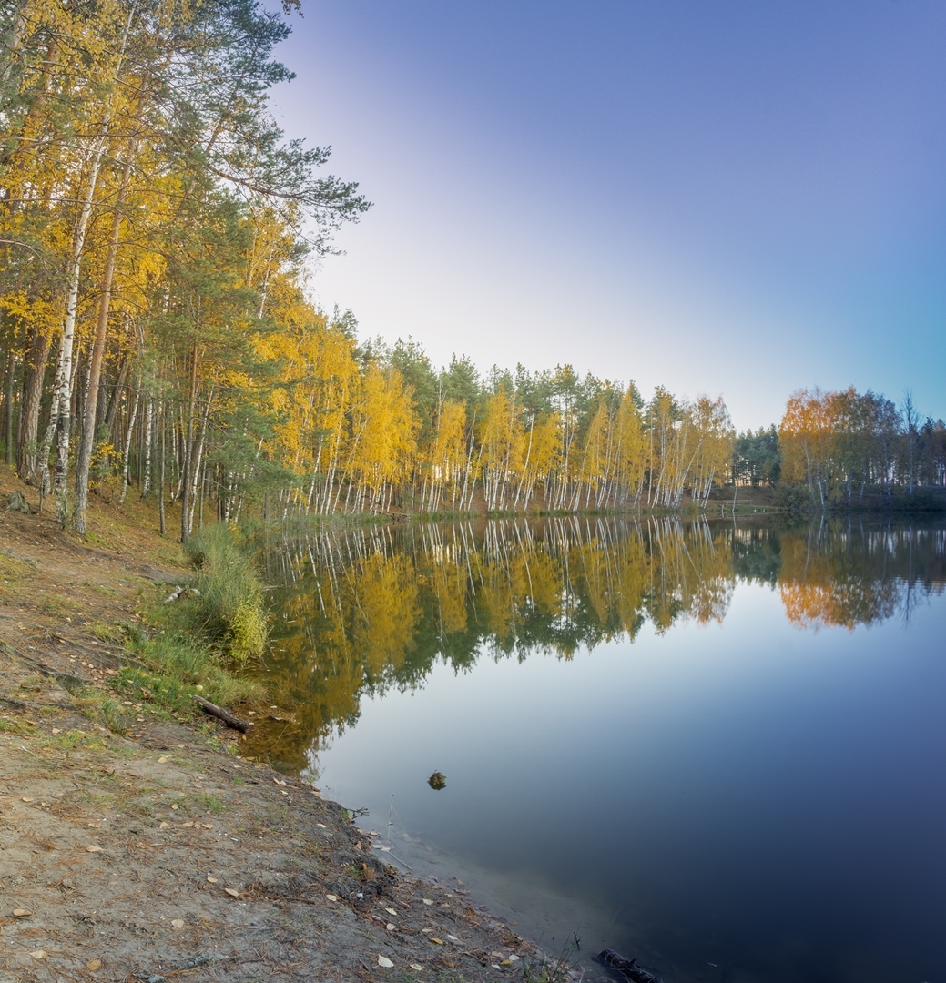 Lake Izyary in October - My, Chuvashia, Cheboksary, Zavolzhye, , Lake, Forest, Autumn, October, Longpost