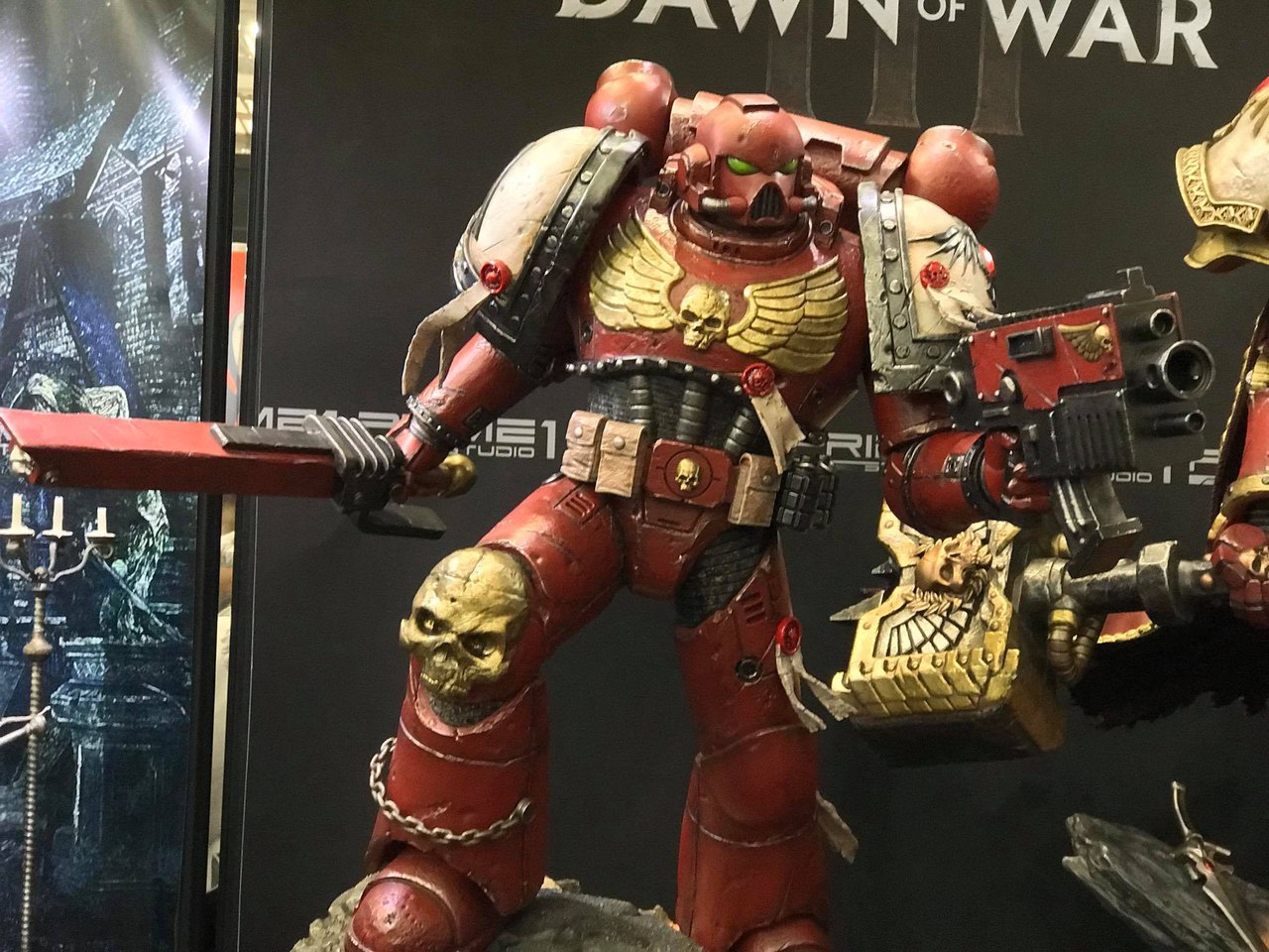 Масштабные миниатюры Кровавых Воронов - Warhammer 40k, Wh miniatures, Космодесант, Blood ravens, Длиннопост