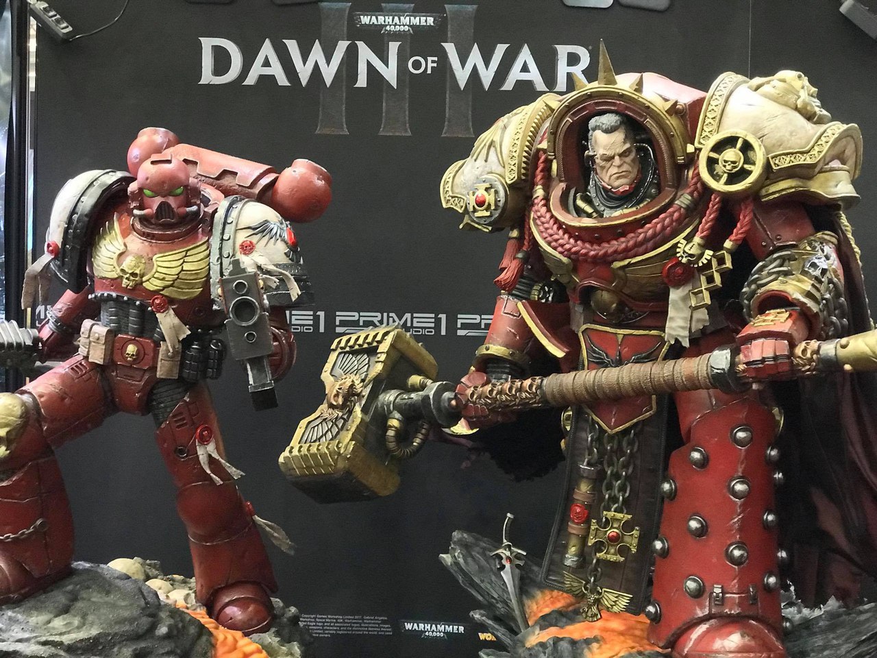 Масштабные миниатюры Кровавых Воронов - Warhammer 40k, Wh miniatures, Космодесант, Blood ravens, Длиннопост