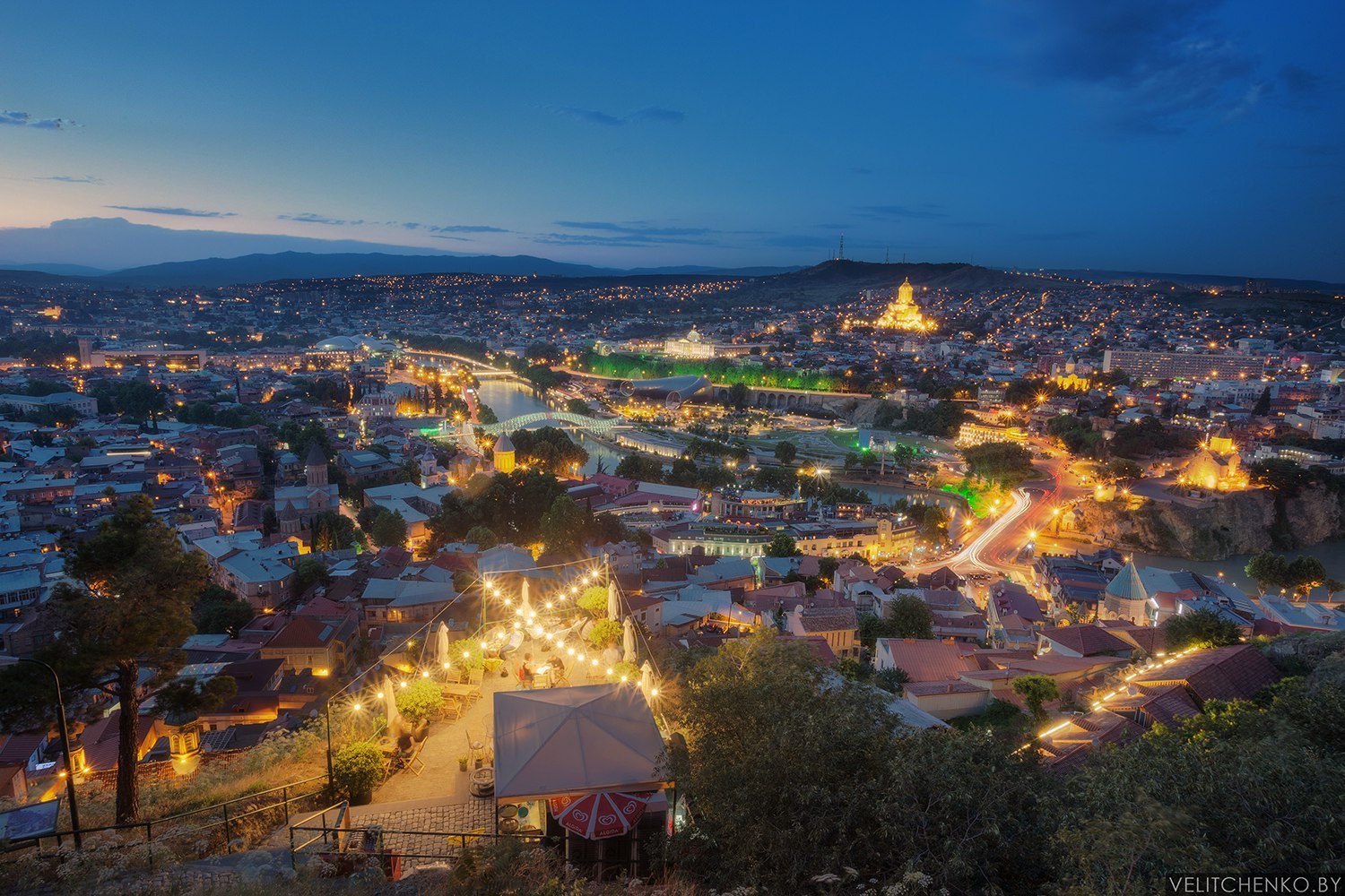 Evening Tbilisi - My, Georgia, Tbilisi, Travels, The photo