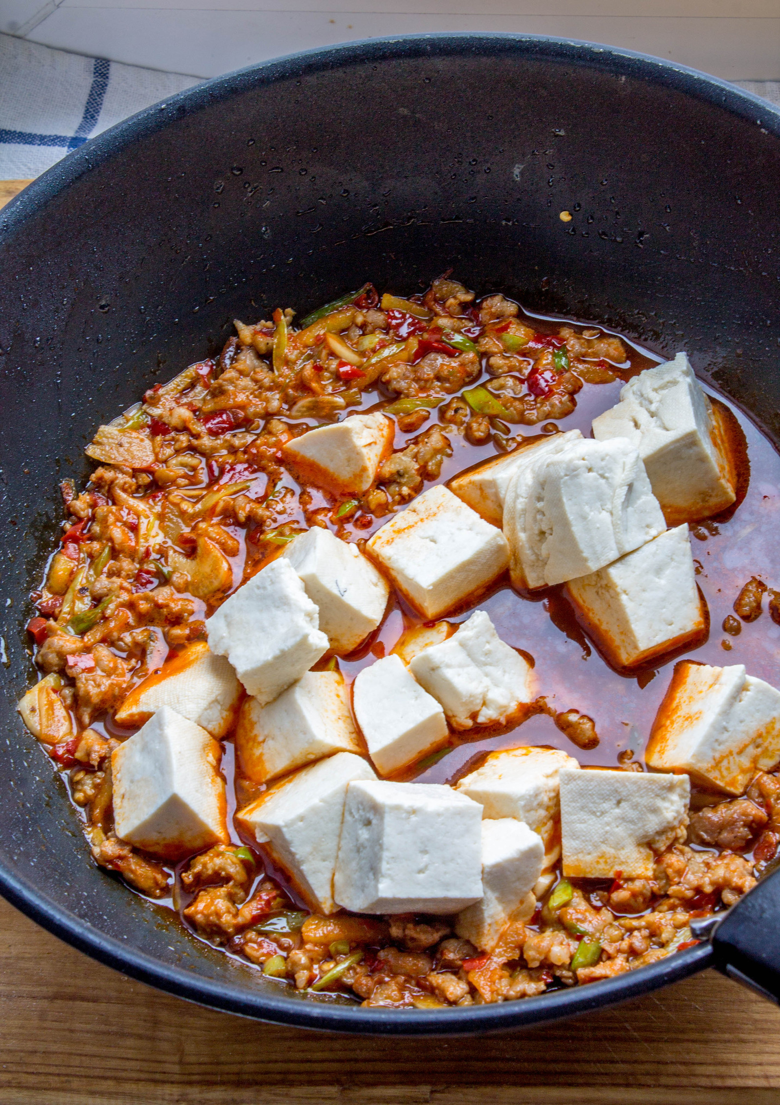 Mapo Doufu - My, Food, Recipe, Longpost, Tofu, Meat