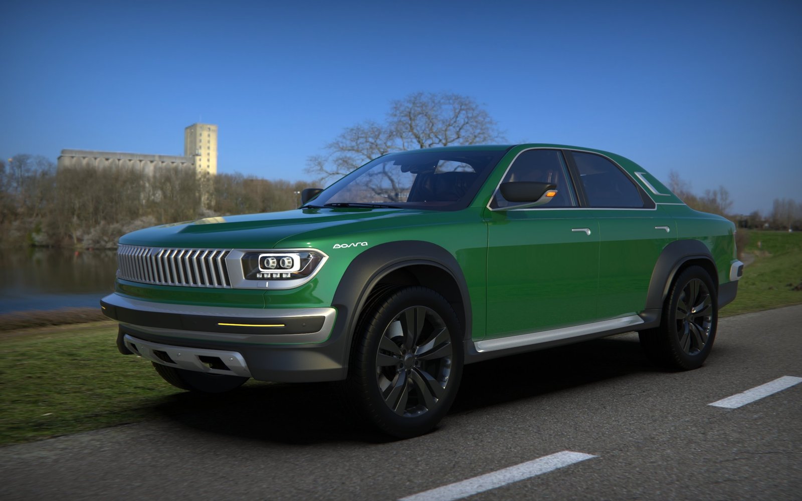 What could the revived Volga look like? - Automotive industry, Russia, Russian car industry, Design, Volga, Gas, Project, Longpost, Video, Domestic auto industry