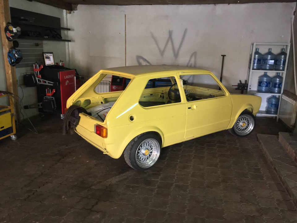 Long life for one little yellow car. - My, Volkswagen, Volkswagen golf, Real life story, Longpost, Retro car, Detective