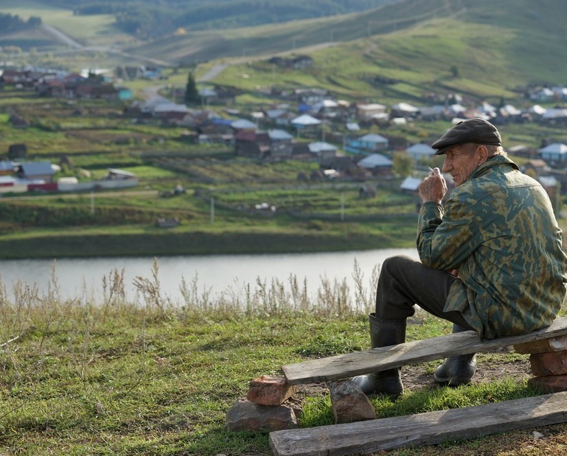 Rural sketches. The village of Kaga, Beloretsky district, Bashkiria - Village, Kaga, A selection, Copy-paste, Longpost, Nature