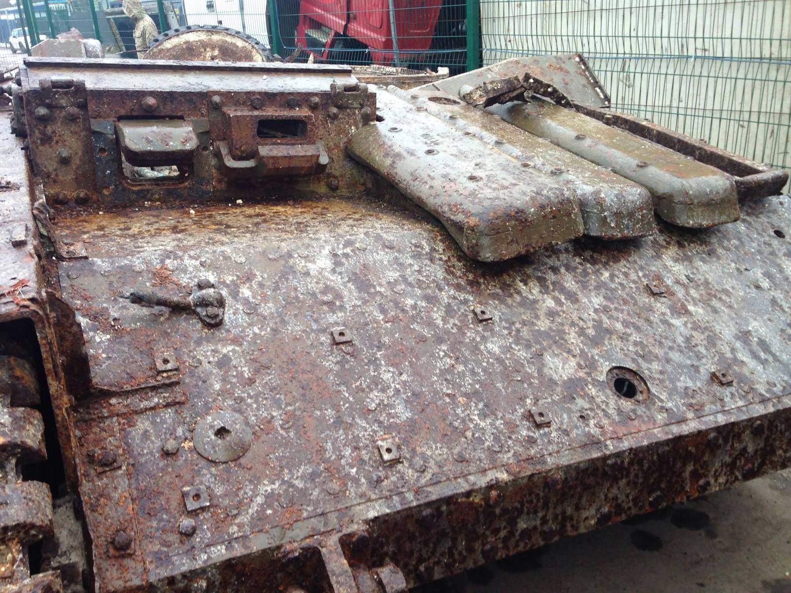 Tank from the ground, part 2 - Tanks, , Restoration, Longpost