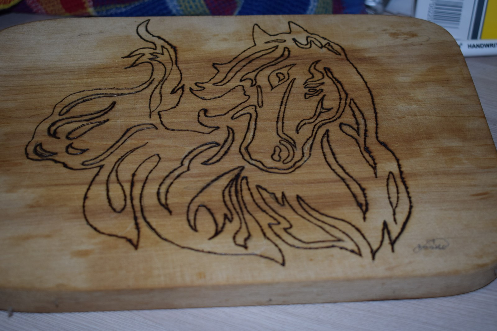 New hobby. - My, Hobby, Pyrography, Childhood memories, Longpost