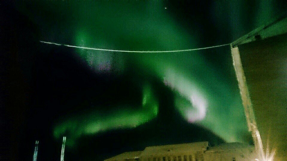 Northern Lights. - My, Polar Lights, Pechenga