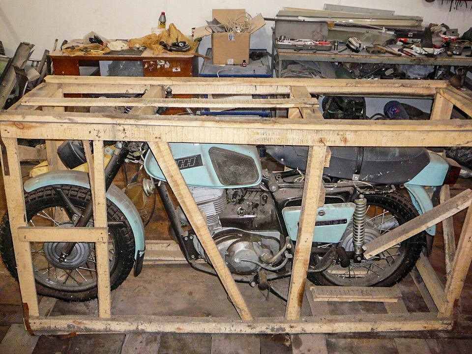 New motorcycle IZH Planet-5 1993: unpacking the box - Motorcycles, Time capsule, Longpost, Moto