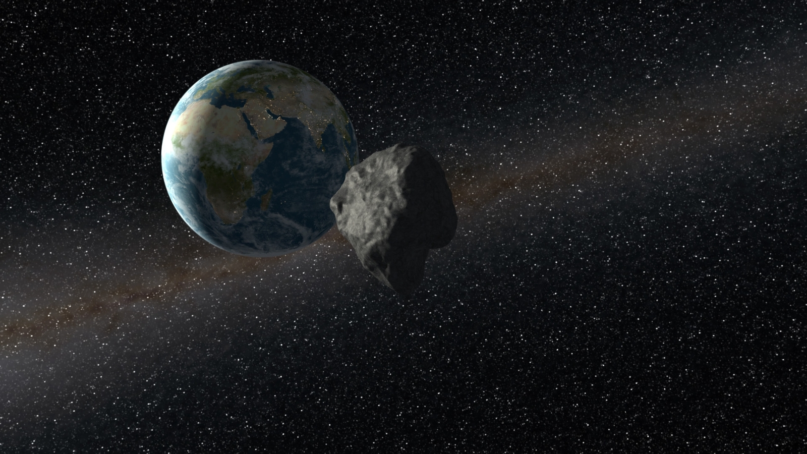 Exactly one month ago, a small asteroid flew very close to the Earth. - My, Asteroid, Land, Danger, Space, Translation, GIF, Longpost